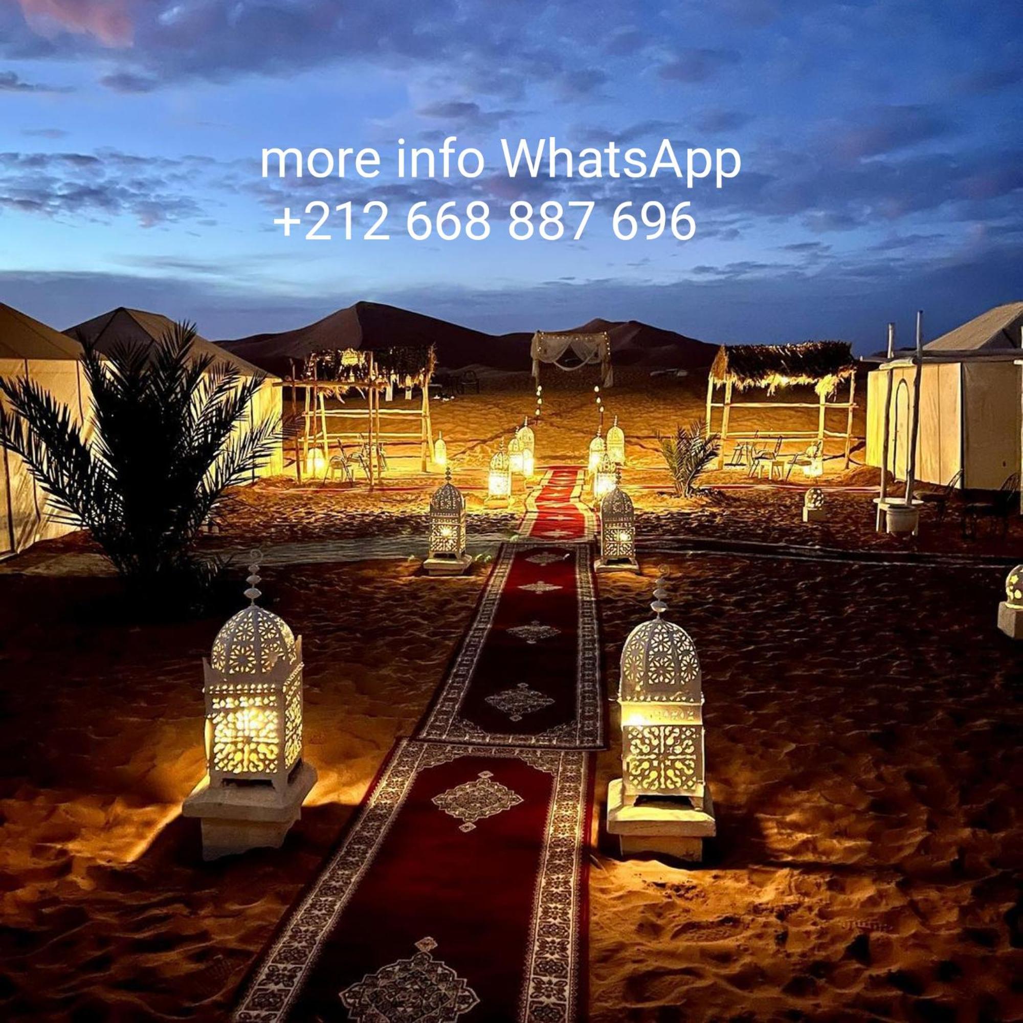 Ahlam Luxury Camp 호텔 메르주가 외부 사진